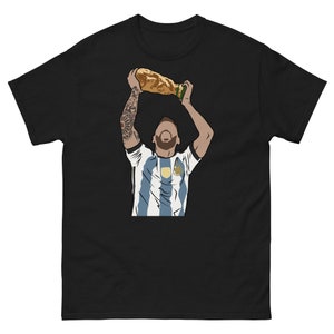 Leo Messi World Cup Celebration T-shirt - Etsy