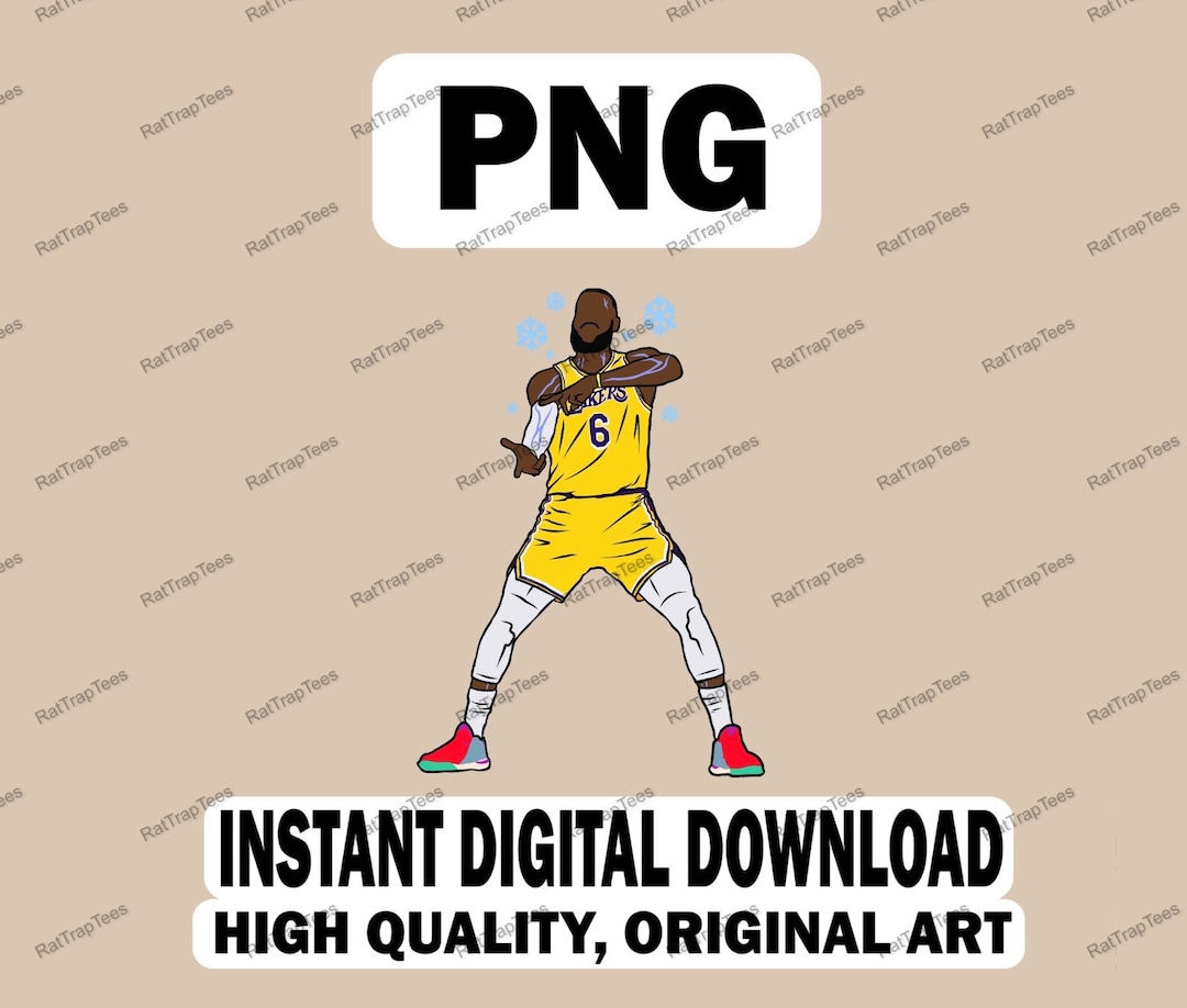 Lebron James Ice in My Veins PNG File high Quality, Digital Download(03)