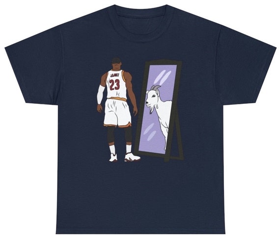 Lebron james goat shirt cheap