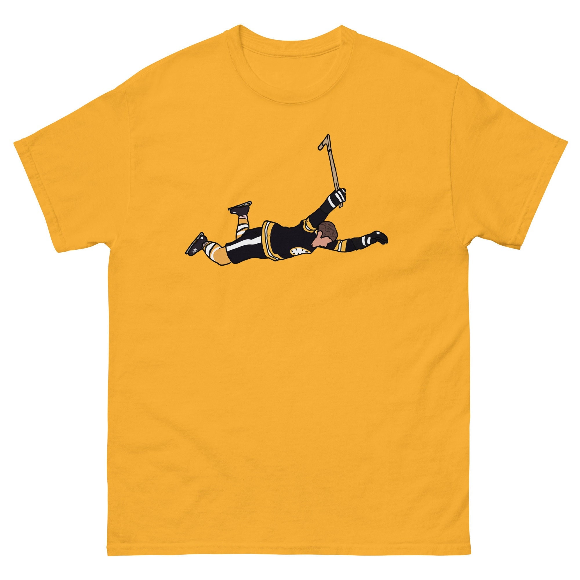 Bobby Orr Boston Bruins Men's Gold Branded One Color Backer T-Shirt 