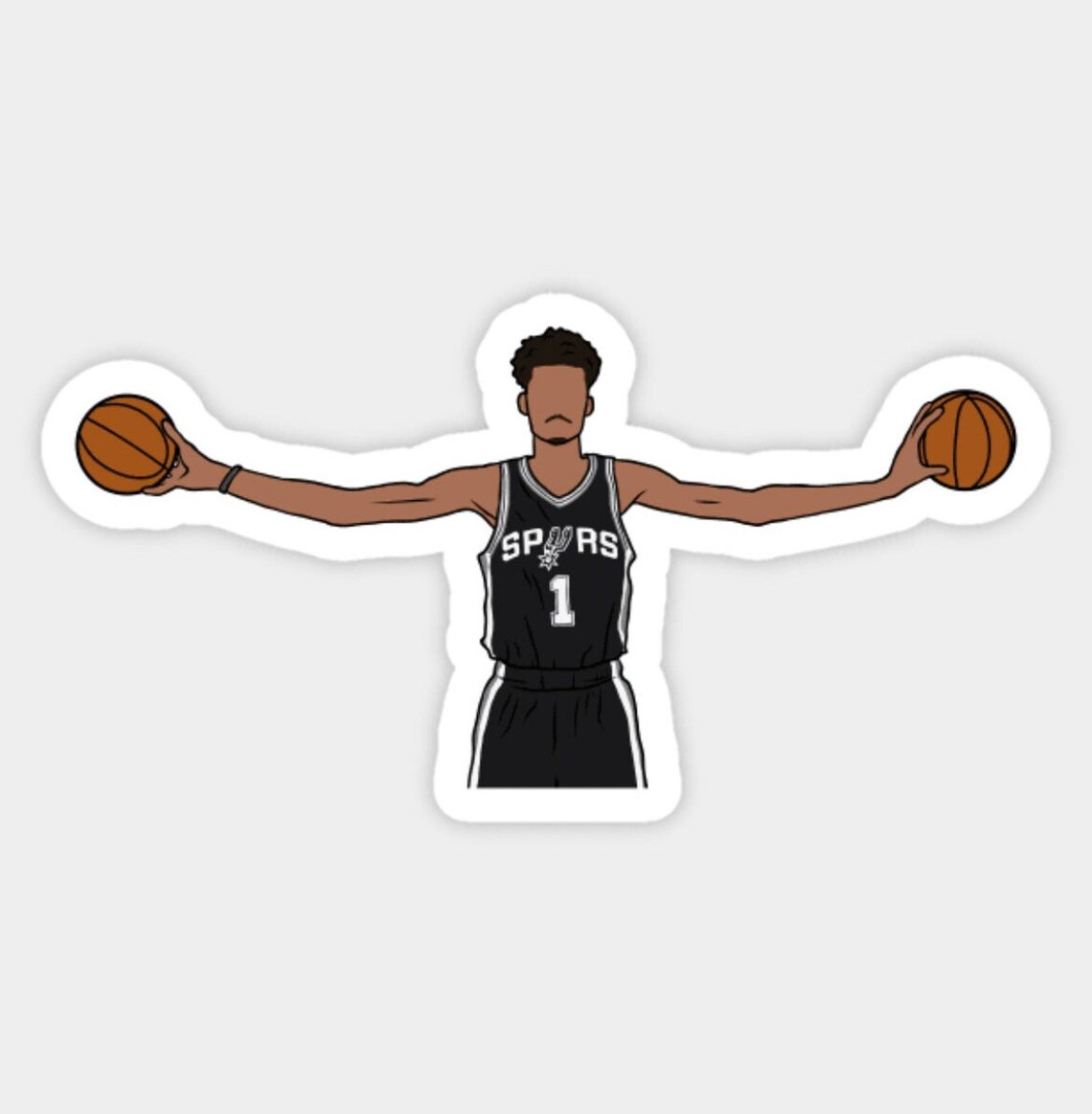 Victor Wembanyama Wingspan Glossy Sticker 3 Water Etsy