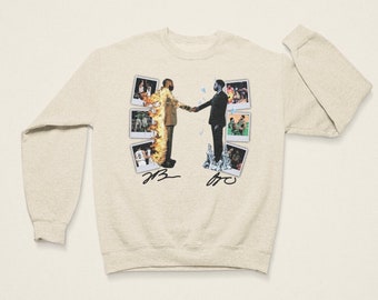 Jaylen Brown en Jayson Tatum 'Fire & Ice' sweatshirt met ronde hals
