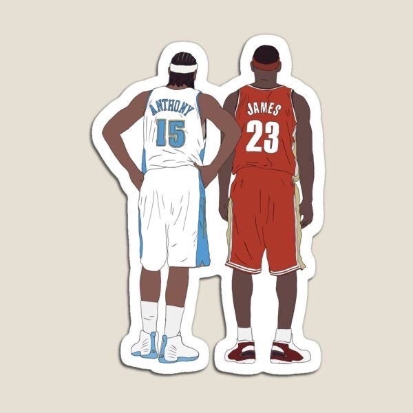 LeBron James Mirror GOAT (Cavs) Sticker for Sale by RatTrapTees