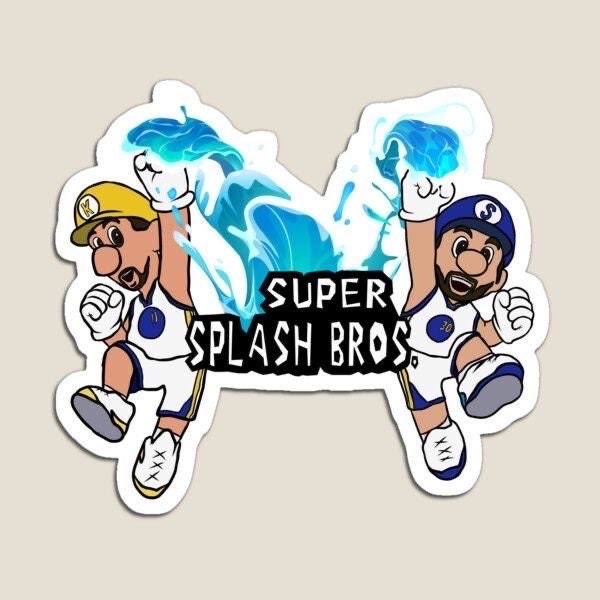 Steph Curry & Klay Thompson splash Bros Sticker 
