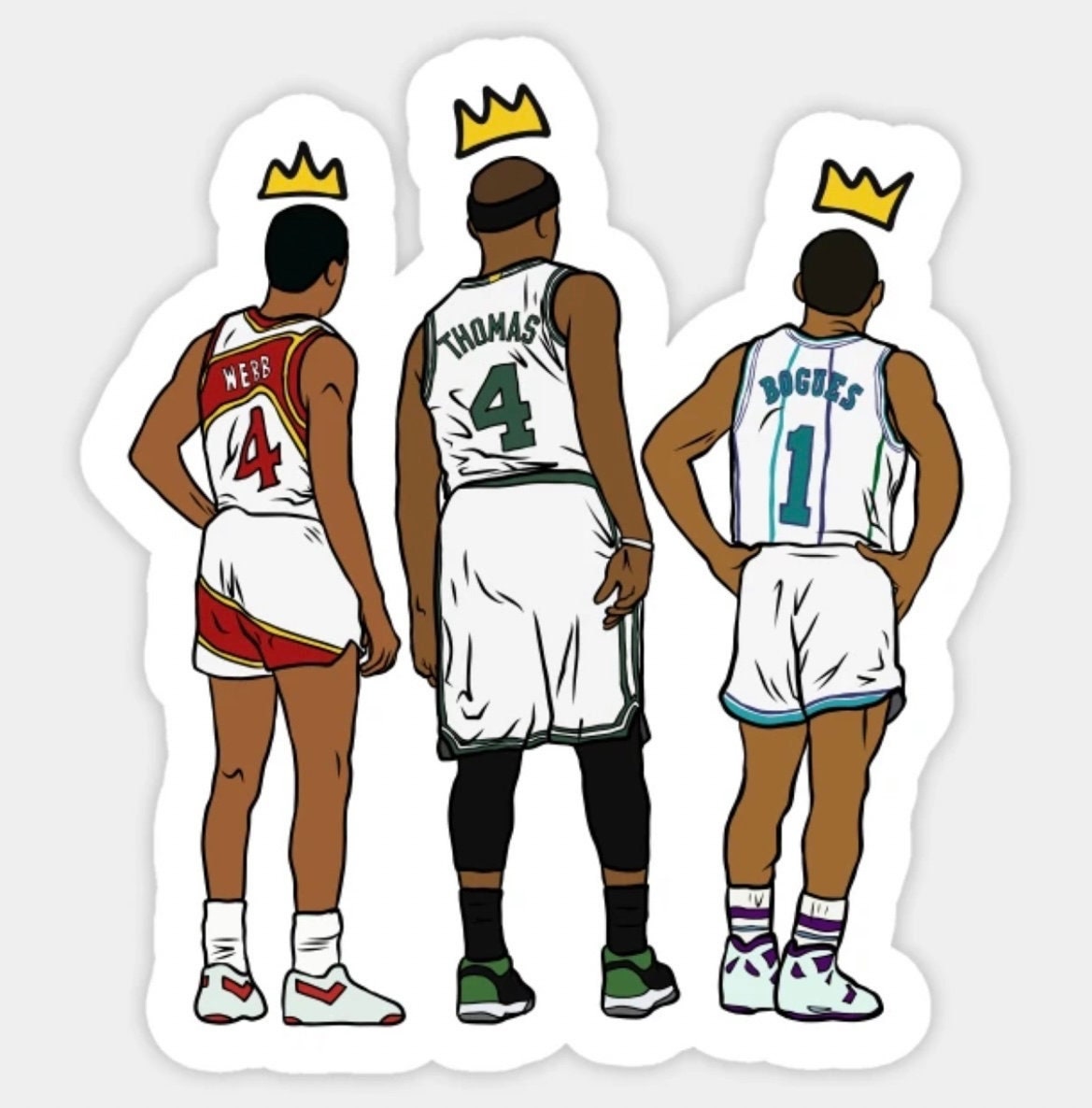 Spud webb jersey youth sales