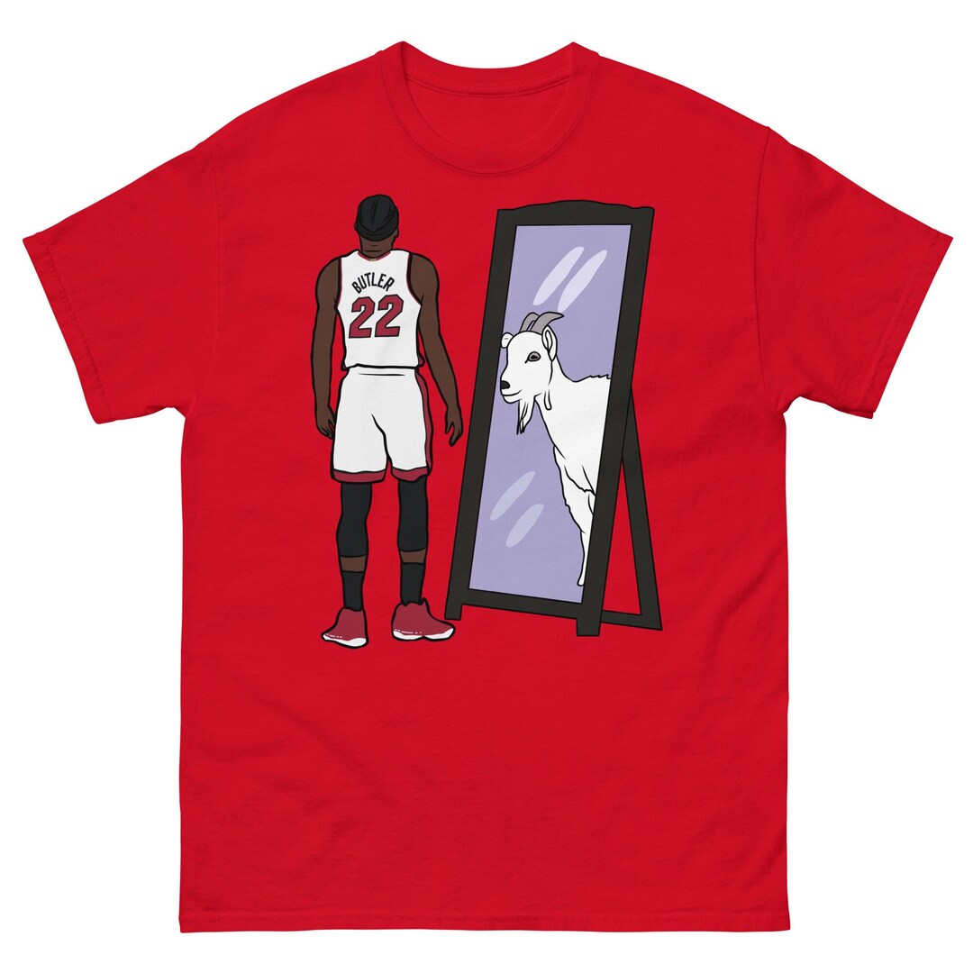 Jimmy Butler Mirror GOAT T-shirt - Etsy