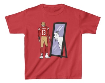 Youth T-Shirt Brock Purdy Mirror GOAT Kids Sizes