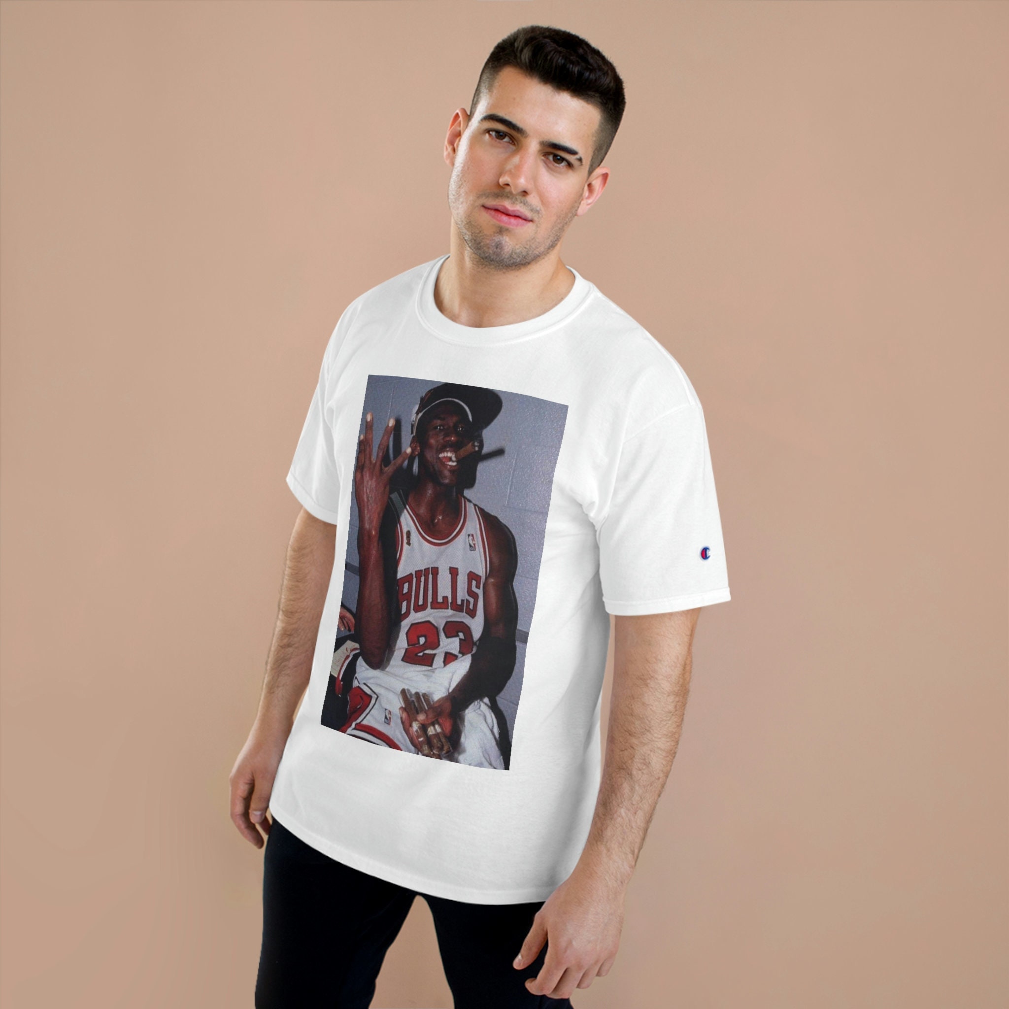 Get It Now Michael Jordan Champion Cigar T-Shirt 