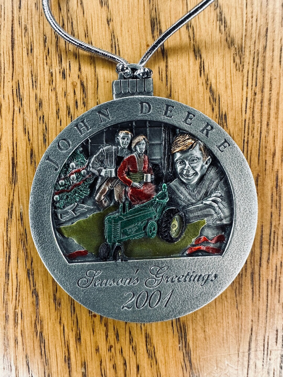 Vintage 2001 John Deere Christmas Ornament Etsy