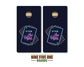 Viva Las Vegas Cornhole Board Set