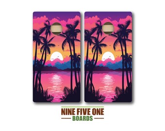 Beach 16 Cornhole Board Set