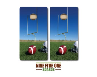 Football 2 Cornhole Board Set