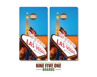 Welcome To Vegas Cornhole Board Set