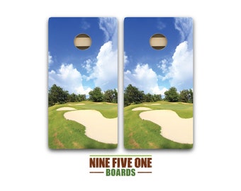 Golf 2 Cornhole Board Set