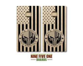 F.A.F.O Inverted Cornhole Board Set