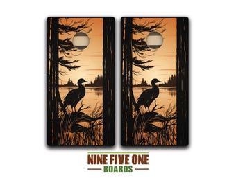 Duck Pond Cornhole Board Set