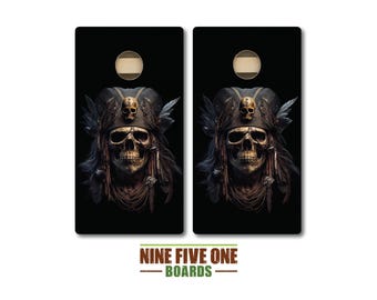 Pirate 1 Cornhole Board Set