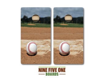 Baseball 2 Cornhole Board Set