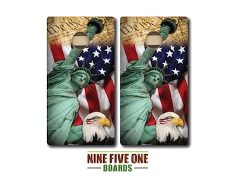 Liberty Cornhole Board Set