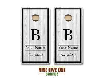 Monogram 2 Cornhole Board Set