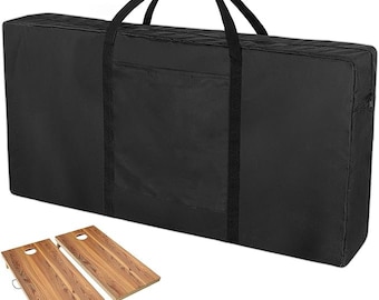 Cornhole Carrying Case, Professional Cornhole Boards Carrying Bag Regulation Size Cornhole Board Covers Black