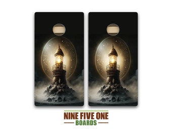 Lighthouse Cornhole Board Set