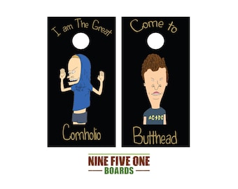 Cornholio Cornhole Board Vinyl Wrap Cornhole Boards Decals Cornhole Boards Decks Cornhole Board Sticker Cornhole Board Skin