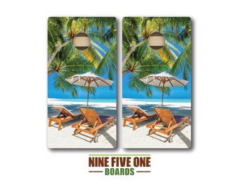 Beach 1 Cornhole Board Set