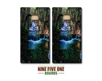 Exotic Rainforest Cornhole Board Set