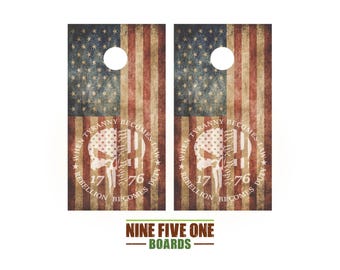 Tyranny American Flag Cornhole Board Vinyl Wrap Cornhole Boards Decals Cornhole Boards Decks Cornhole Board Sticker Cornhole Board Skin