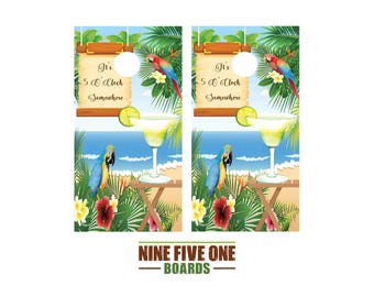 5 O'Clock Cornhole Board Vinyl Wrap Cornhole Boards Decals Cornhole Boards Decks Cornhole Board Sticker Cornhole Board Skin