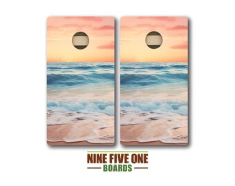 Beach 4 Cornhole Board Set