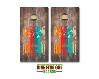 Summer Vibes Cornhole Board Set