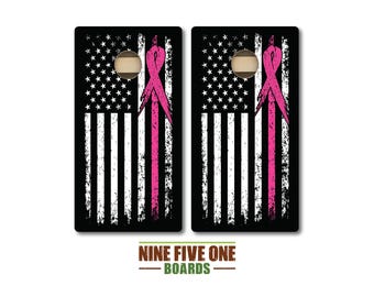 Cancer 2 Cornhole Board Set