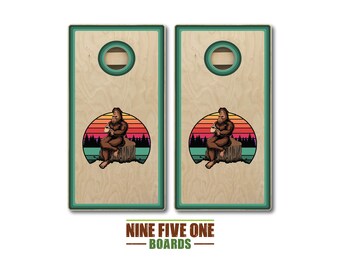 Bigfoot Chillin Cornhole Board Set