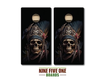 Pirate 2 Cornhole Board Set