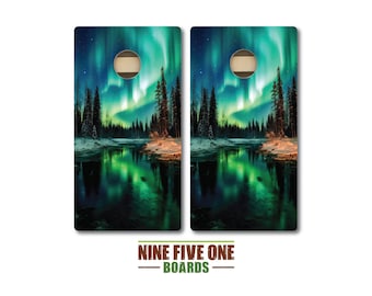 Northern Lights Cornhole Board Set