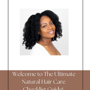 Lista de verificação e planejamento de cuidados com cabelos naturais para mulheres negras (PDF digital) imagem 3