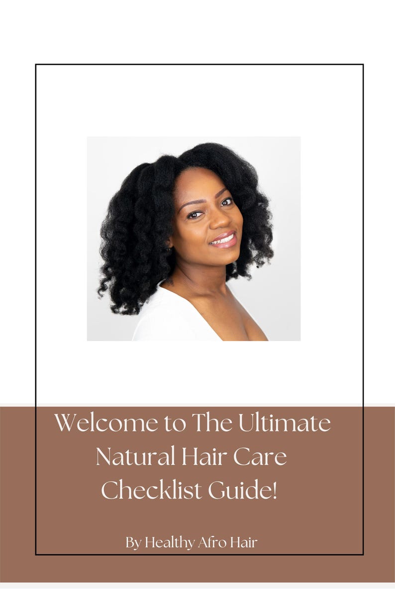 Lista de verificação e planejamento de cuidados com cabelos naturais para mulheres negras (PDF digital) imagem 3