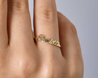 Handskriven namnring - Personlig ring