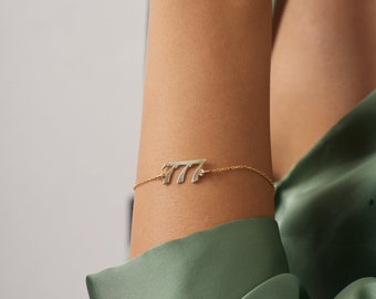 Ängelnummerarmband: Andlig lycka-berlock