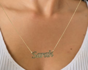Quality Personalized Name Necklace - Monogram Necklace - Birthday Gifts- Christmas Gifs- Valentine's Day Gift for Girlfriend
