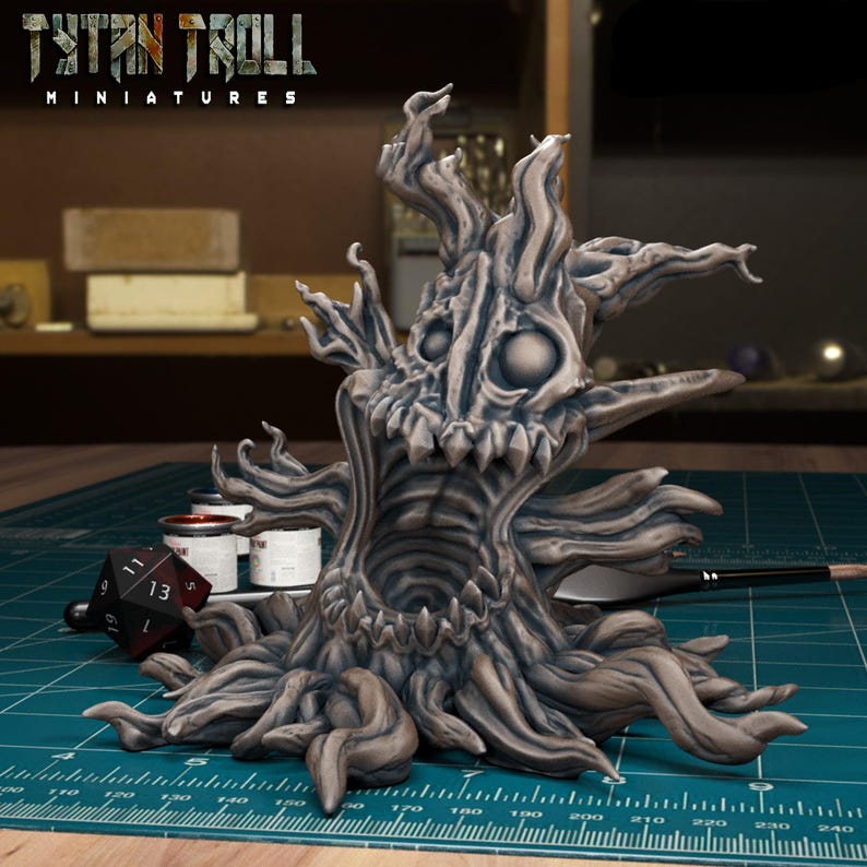 Tree Men Resin Haunted Trees - Old Man Tree - 28mm/32mm Scale Unpainted Resin ...