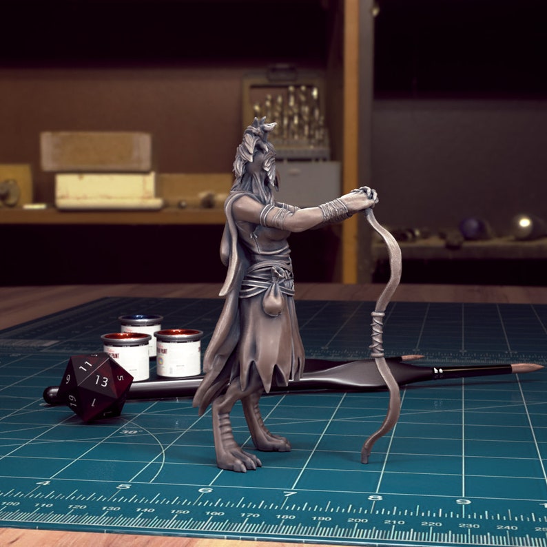 Aarakocra Rangers - 32mm Scale Miniatures - Resin 3D Printed D&D Figures - TytanTroll - Character Minis