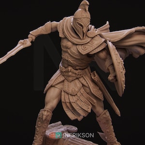 Perseus, Legendary Greek Hero Figure - 75mm 140mm scale Figures - Nerikson - Unpainted Resin 3D Print - Highly detailed display figure kit