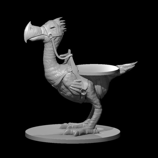 Axe Beak Mount - 32mm Scale Miniatures - TTRPG Minis - MZ4250 - 5e compatible - 3D Printed - Resin - 4pack available