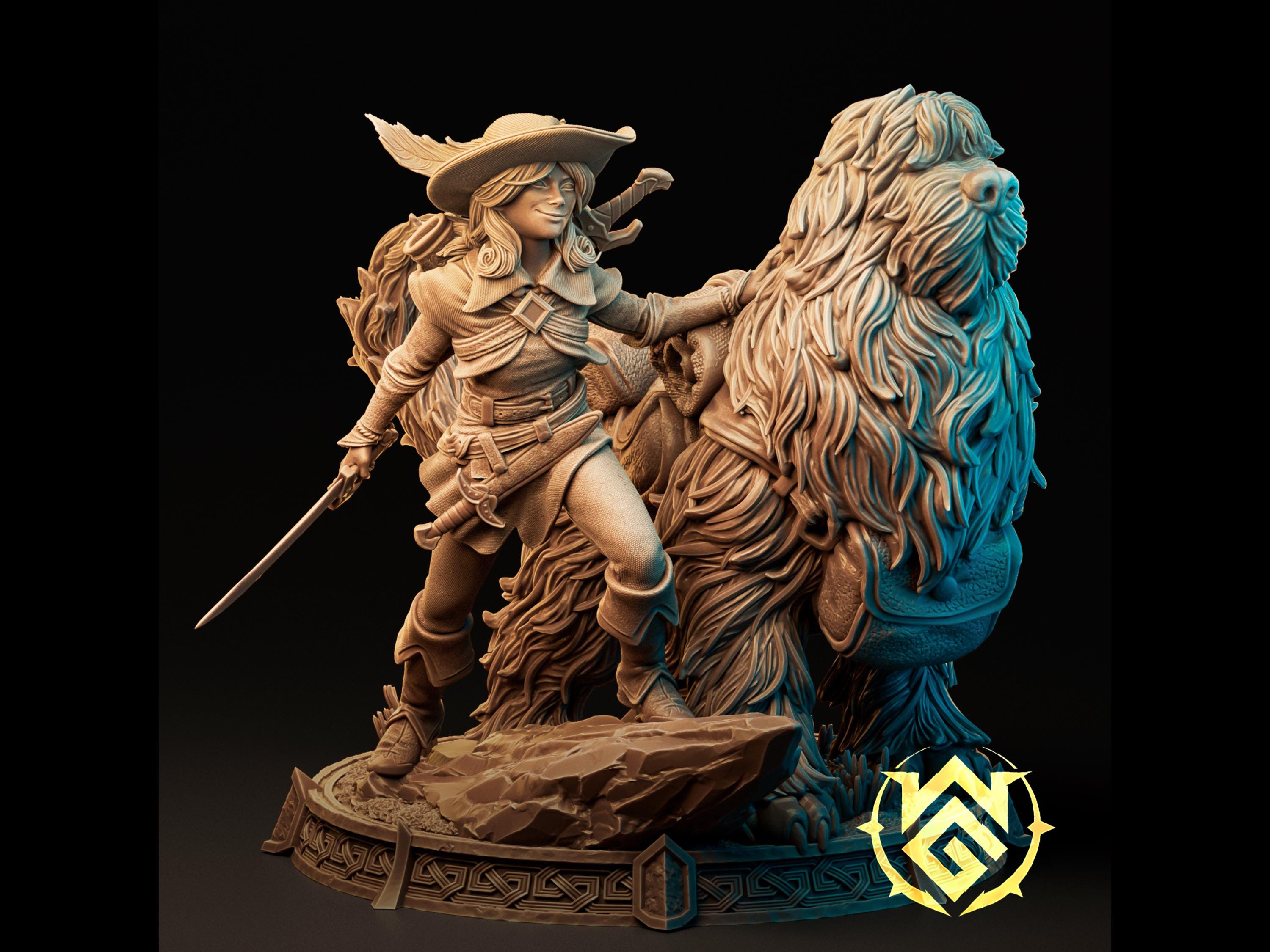 DM Stash Tharavës Arch Angel Of Wisdom Miniature - Paladin, Cleric, Fighter For D&D DnD Tabletop - View #4