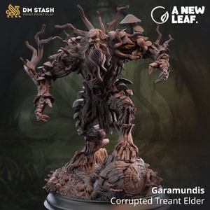 Garamundis, Corrupted Treant Elder - 32mm Scale Miniature - TTRPG Minis - DM Stash - 5e compatible - 3D Printed - Resin - Huge Creature
