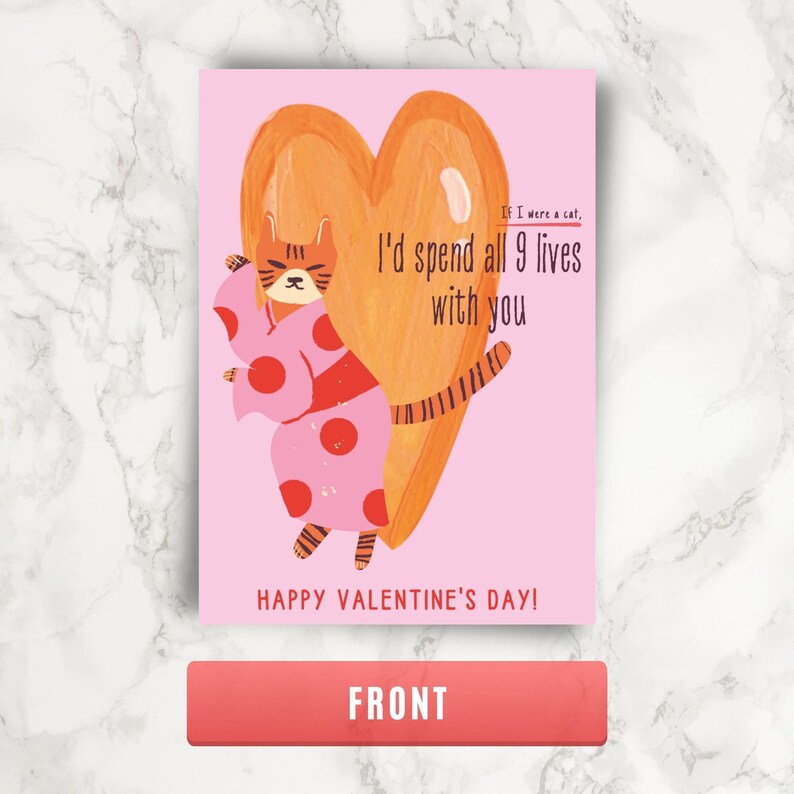 Printable Valentines Day Card, Funny Valentine Card for Her, Happy ...