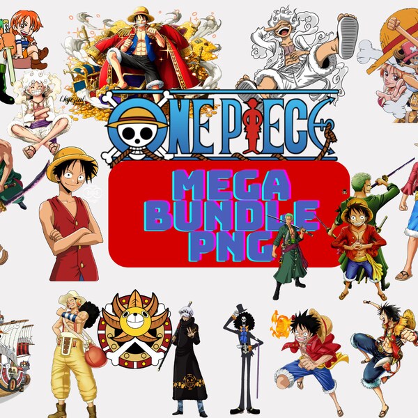 Anime One Piece mega pacote png de design exclusivo png, produtos mais populares, desenho animado, anime 2023